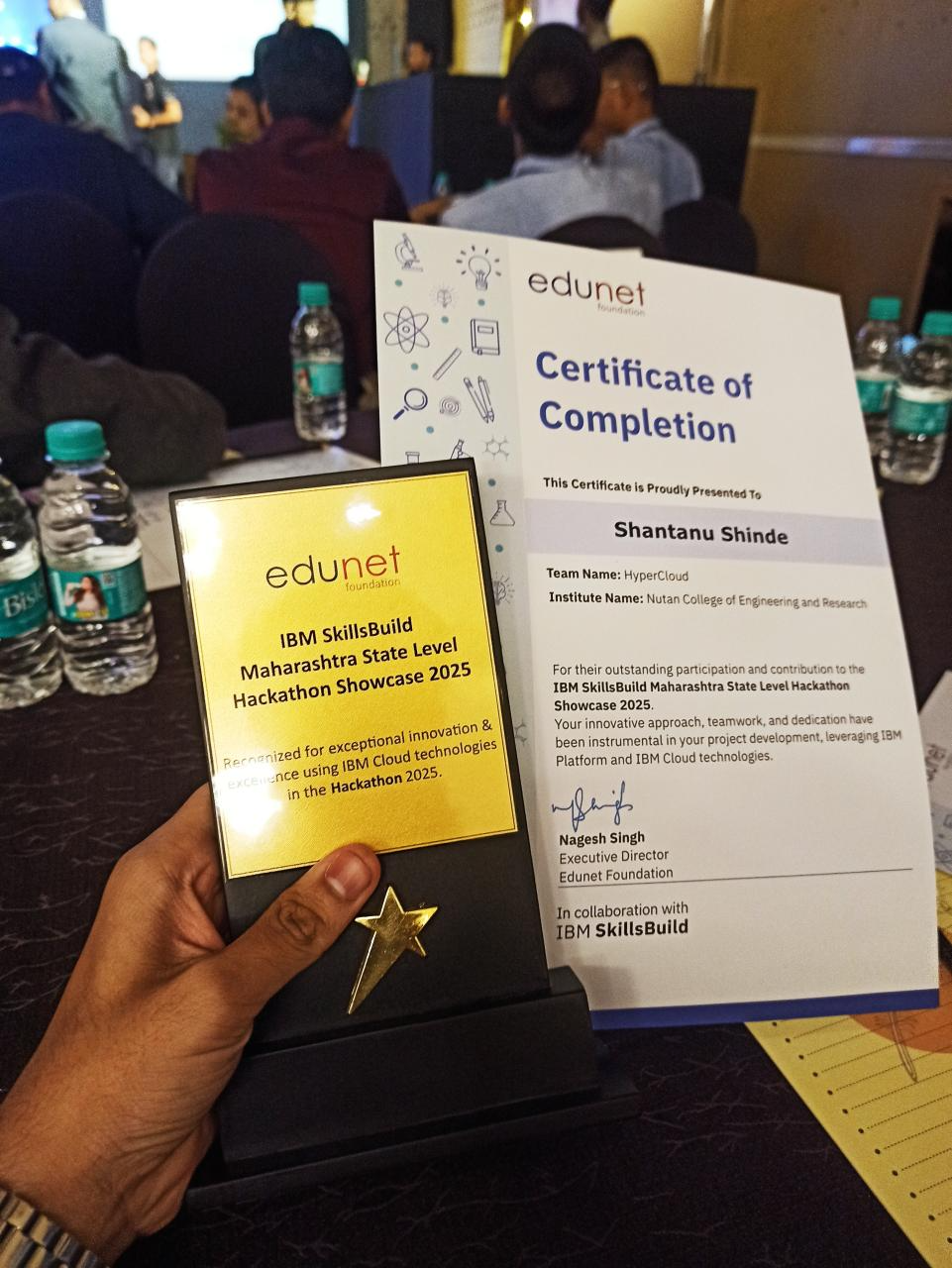 IBM SkillsBuild Top 9 Certificate