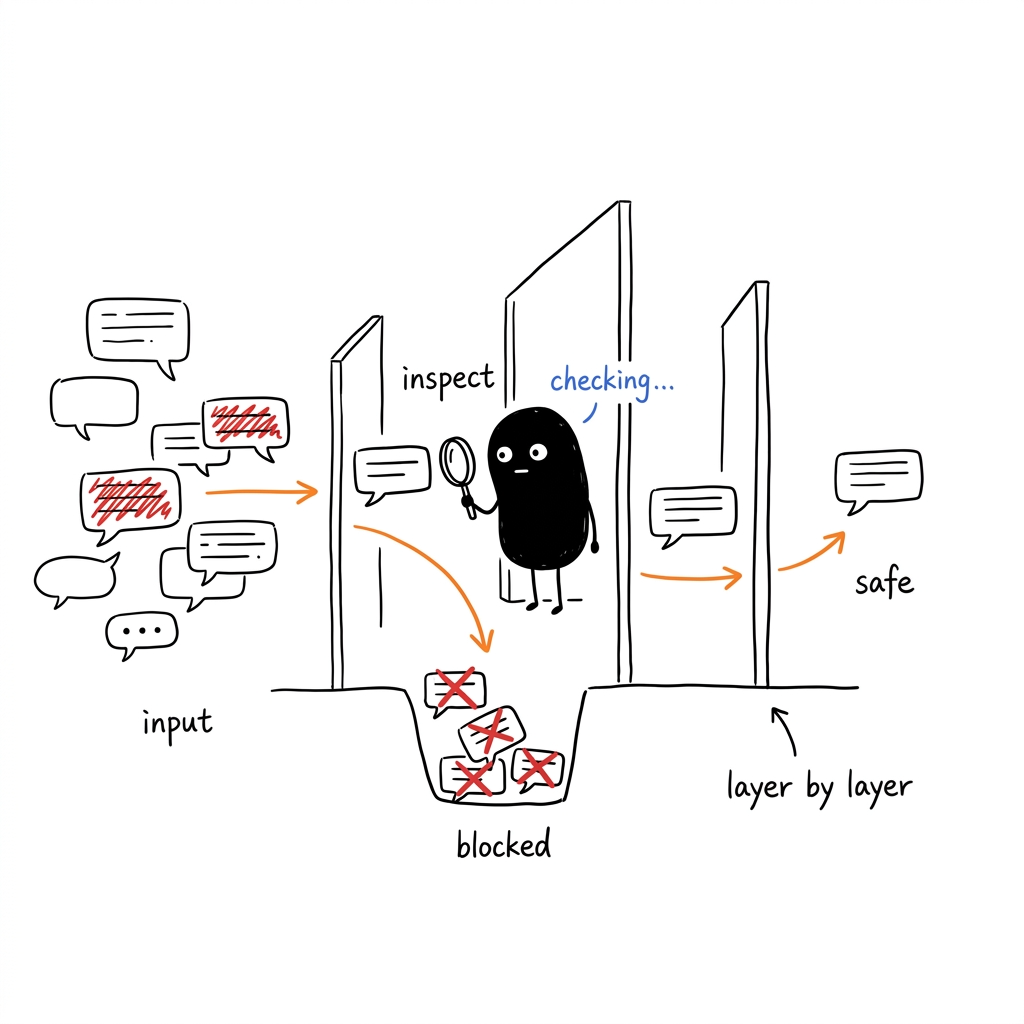 Multi-Layer Guardrail Content Moderation API